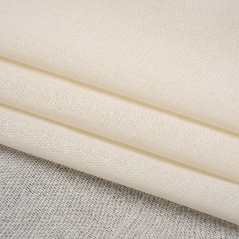 Cotton Voile Lining - Milk - Famous Australian Designer Deadstock