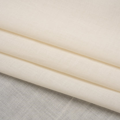 Cotton Voile Lining - Milk - Famous Australian Designer Deadstock