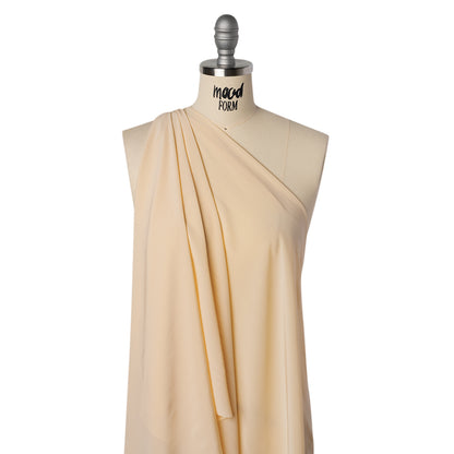 Viscose Crepe de Chine - Nude - Famous Australian Designer Deadstock