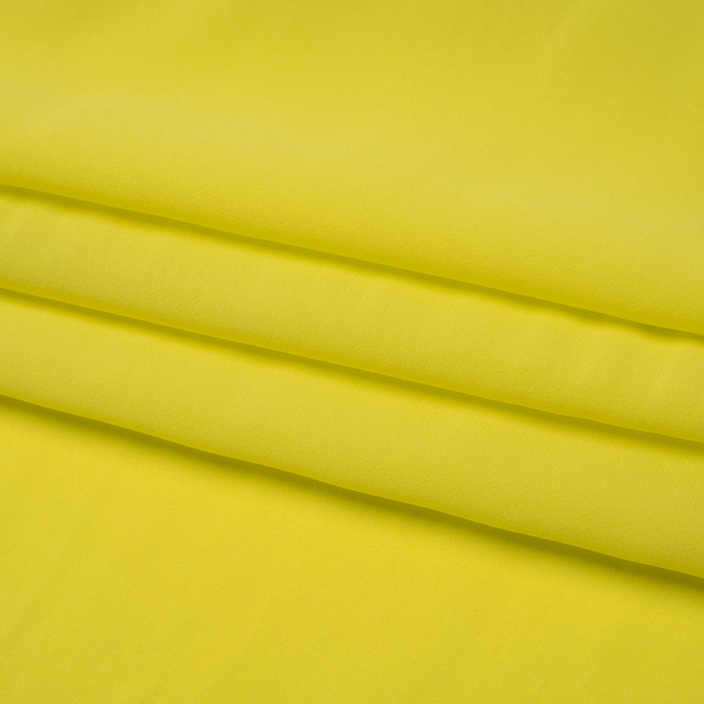 Viscose Crepe de Chine - Chartreuse - Famous Australian Designer Deadstock