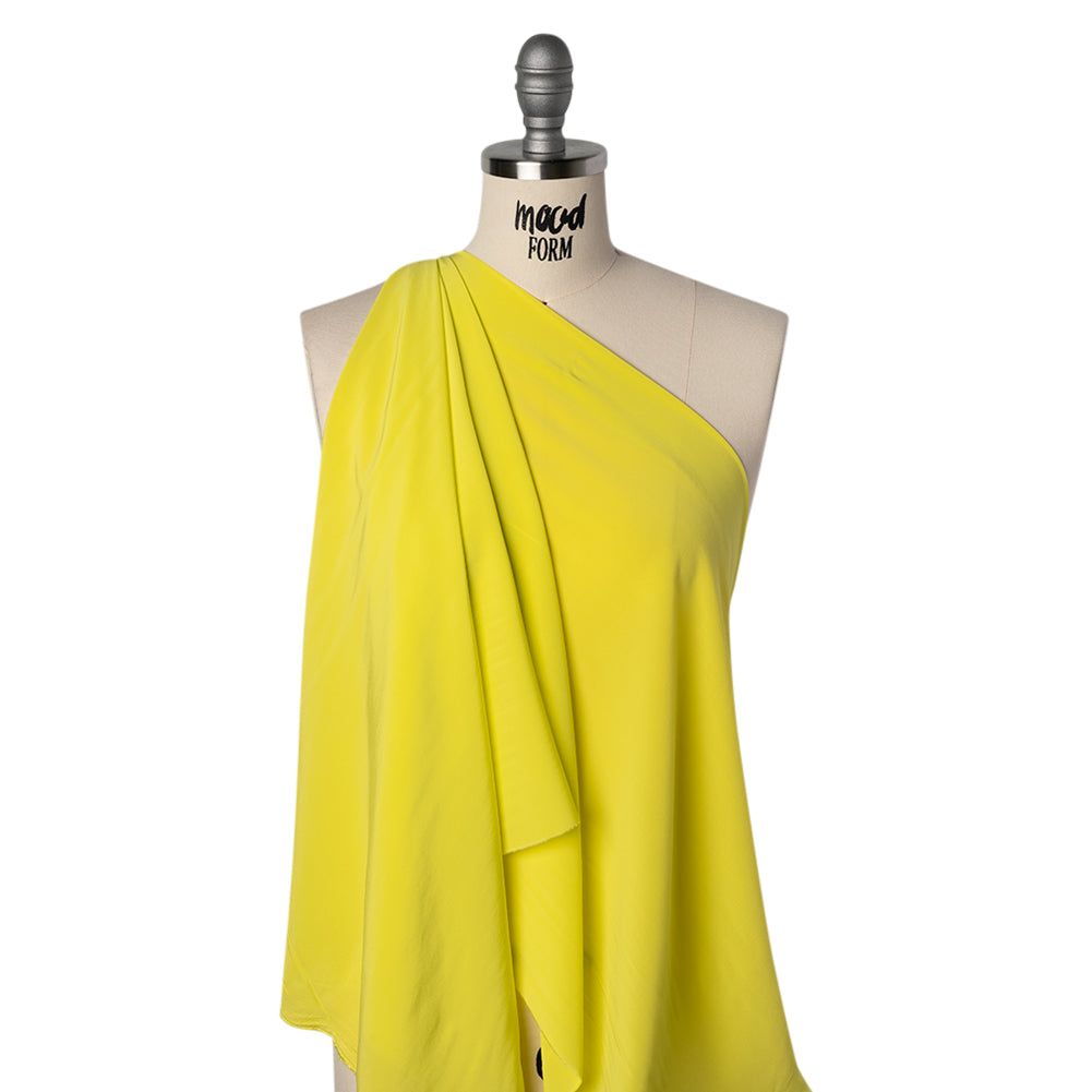 Viscose Crepe de Chine - Chartreuse - Famous Australian Designer Deadstock