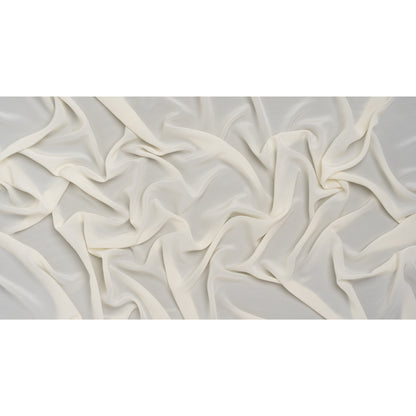Viscose Crepe de Chine - Off White - Famous Australian Designer Deadstock