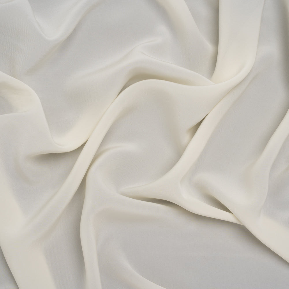 Viscose Crepe de Chine - Off White - Famous Australian Designer Deadstock