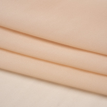 Viscose Georgette - Nude - Famous Australian Designer Deadstock