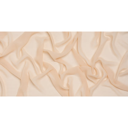 Viscose Georgette - Nude - Famous Australian Designer Deadstock
