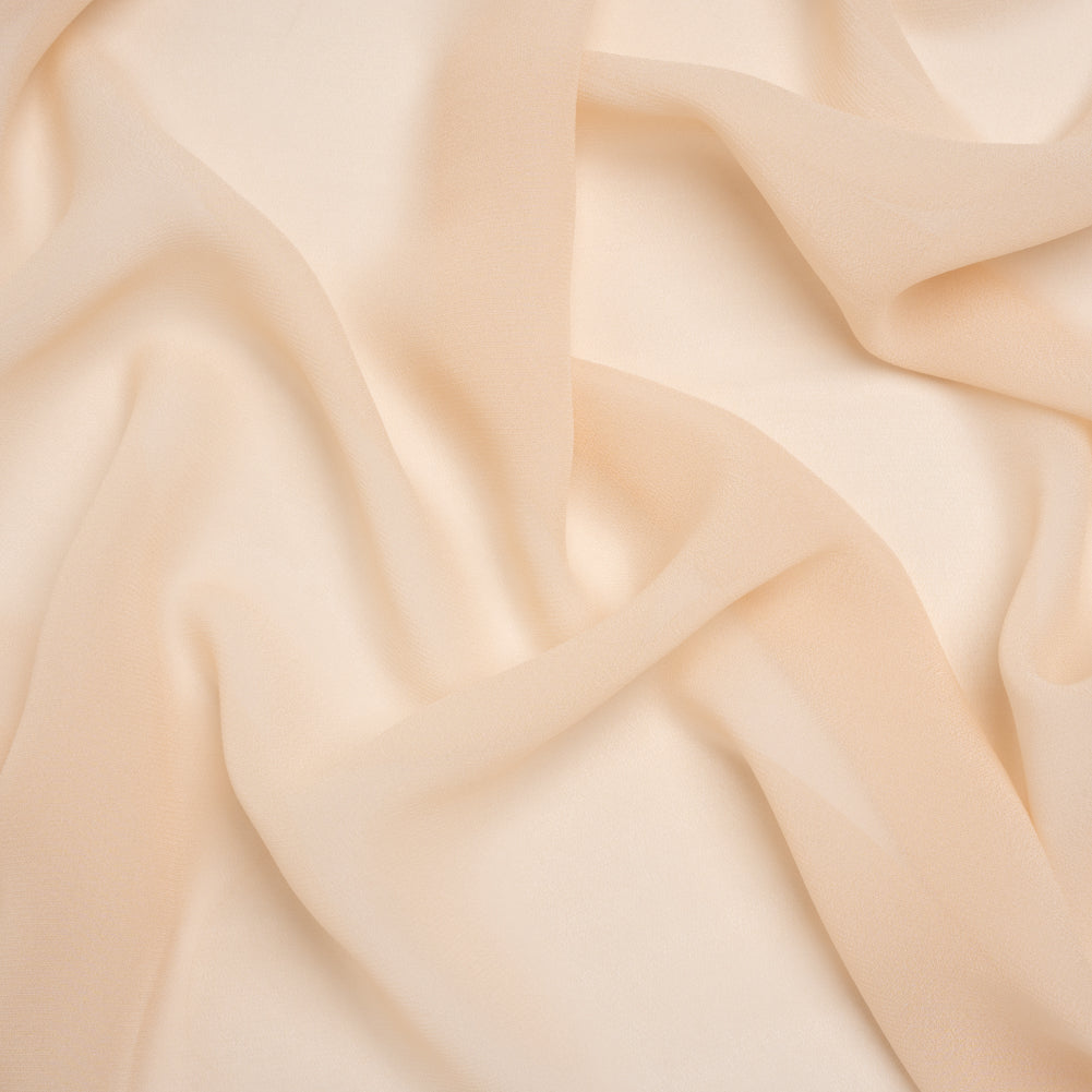 Viscose Georgette - Nude - Famous Australian Designer Deadstock