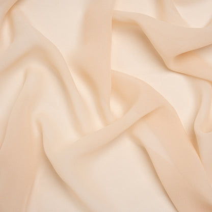 Viscose Georgette - Nude - Famous Australian Designer Deadstock
