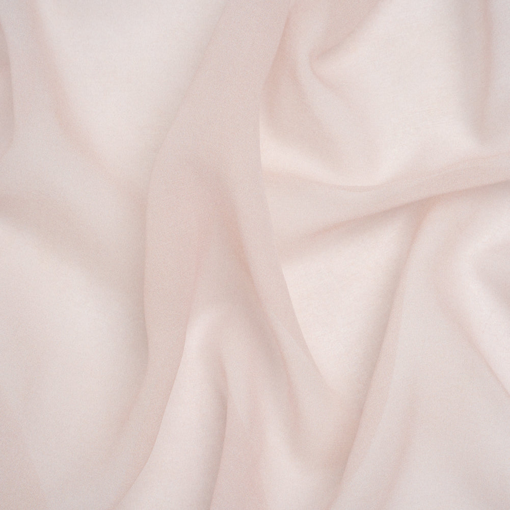 Cotton and Silk Voile - Dusty Lilac - Famous Australian Designer Deadstock