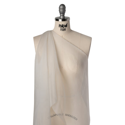 Silk Organza - Ivory - Famous Australian Designer Deadstock