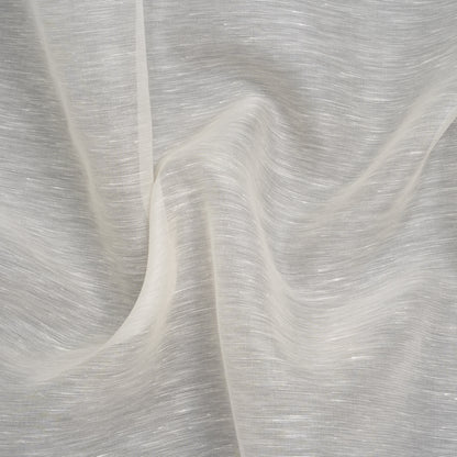 Silk and Linen Scrim - Ivory - Famous Australian Designer Deadstock