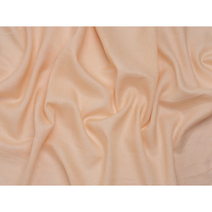 Plain Dyed Lightweight Linen Woven - Cream Pink - Famous Australian Designer Deadstock