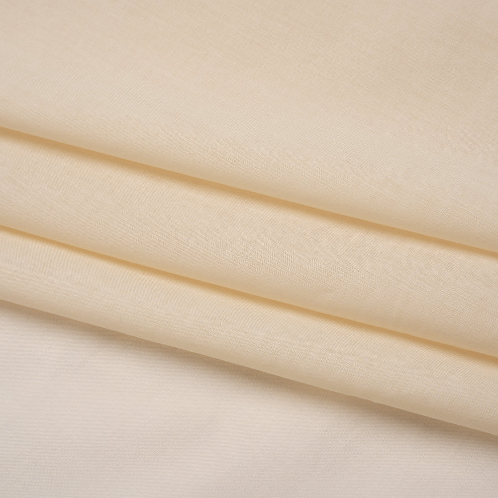 Cotton Voile Lining - Ecru - Famous Australian Designer Deadstock