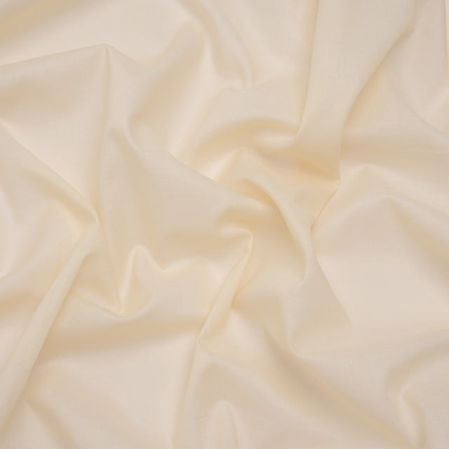 Cotton Voile Lining - Ecru - Famous Australian Designer Deadstock