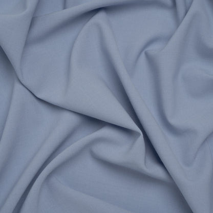 Stretch Wool Blend Suiting - Cornflower Blue - Famous Australian Designer Deadstock