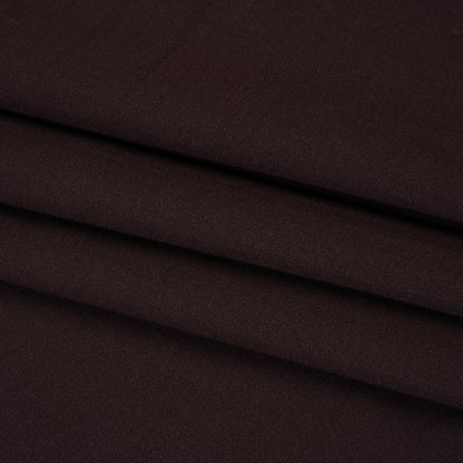 Stretch Polyester and Wool Blend Suiting - Chocolate Brown - Famous Australian Designer Deadstock