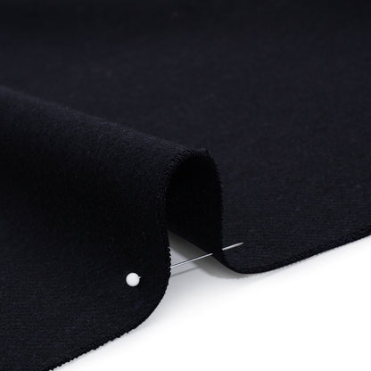 Stretch Blended Virgin Wool and Recycled Polyester Twill Coating - Navy Blue - Famous Australian Designer Deadstock