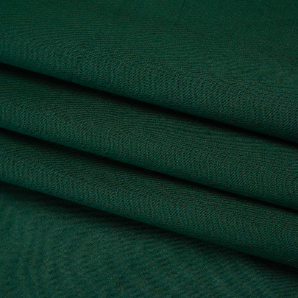 Cotton Voile Lining - Dark Green - Famous Australian Designer Deadstock