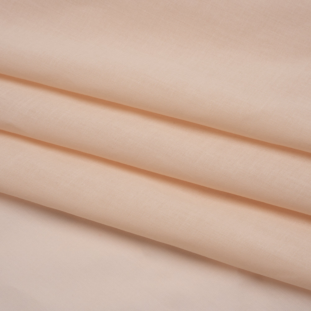 Cotton Voile Lining - Pale Peach - Famous Australian Designer Deadstock
