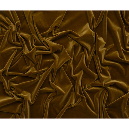 Stretch Cotton Velveteen - Cumin - Famous Australian Designer Deadstock