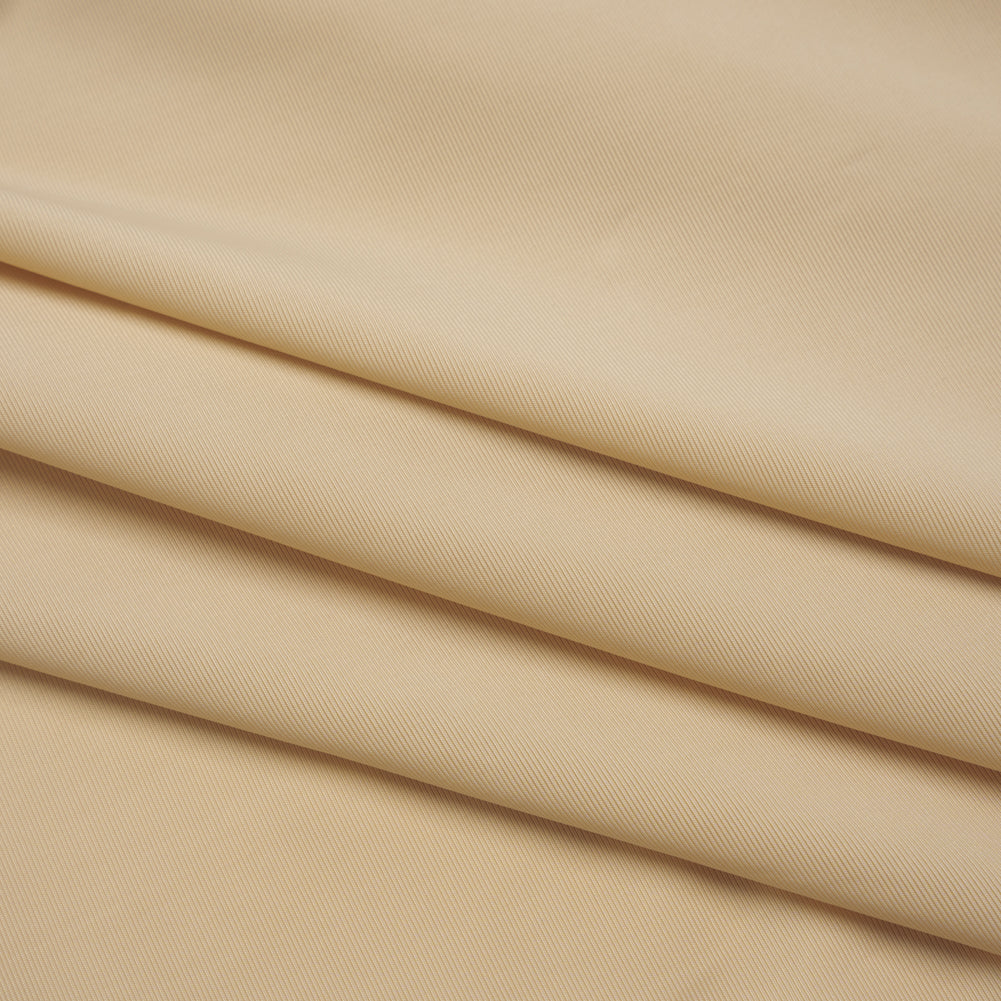 Stretch Polyester Jersey - Buff - Famous Australian Designer Deadstock