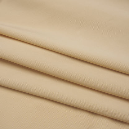 Stretch Polyester Jersey - Buff - Famous Australian Designer Deadstock