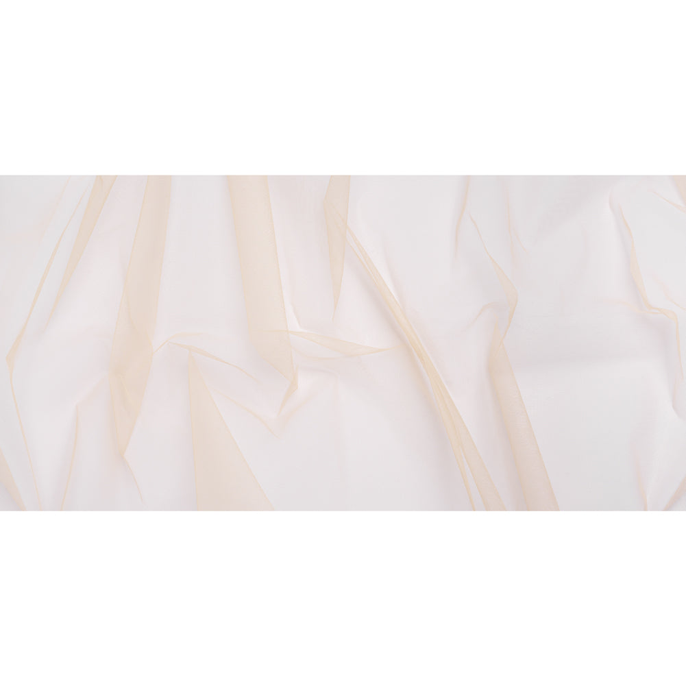 Stiff Polyester Tulle - Nude - Famous Australian Designer Deadstock