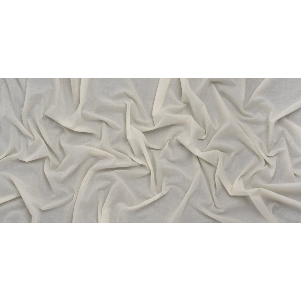 Cotton Voile Lining - Light Ivory - Famous Australian Designer Deadstock