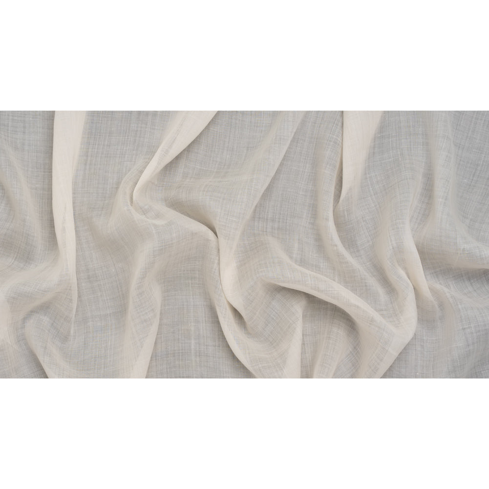 Lightweight Ramie Woven - Cream - Famous Australian Designer Deadstock