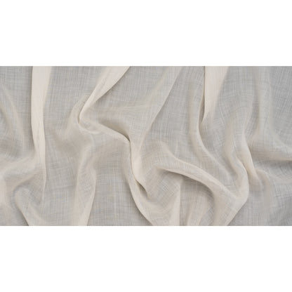 Lightweight Ramie Woven - Cream - Famous Australian Designer Deadstock