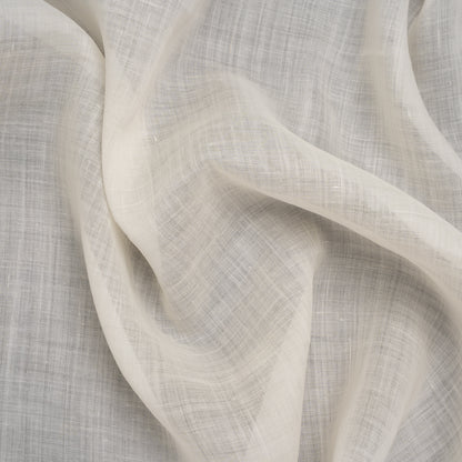 Lightweight Ramie Woven - Cream - Famous Australian Designer Deadstock