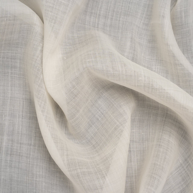 Lightweight Ramie Woven - Cream - Famous Australian Designer Deadstock