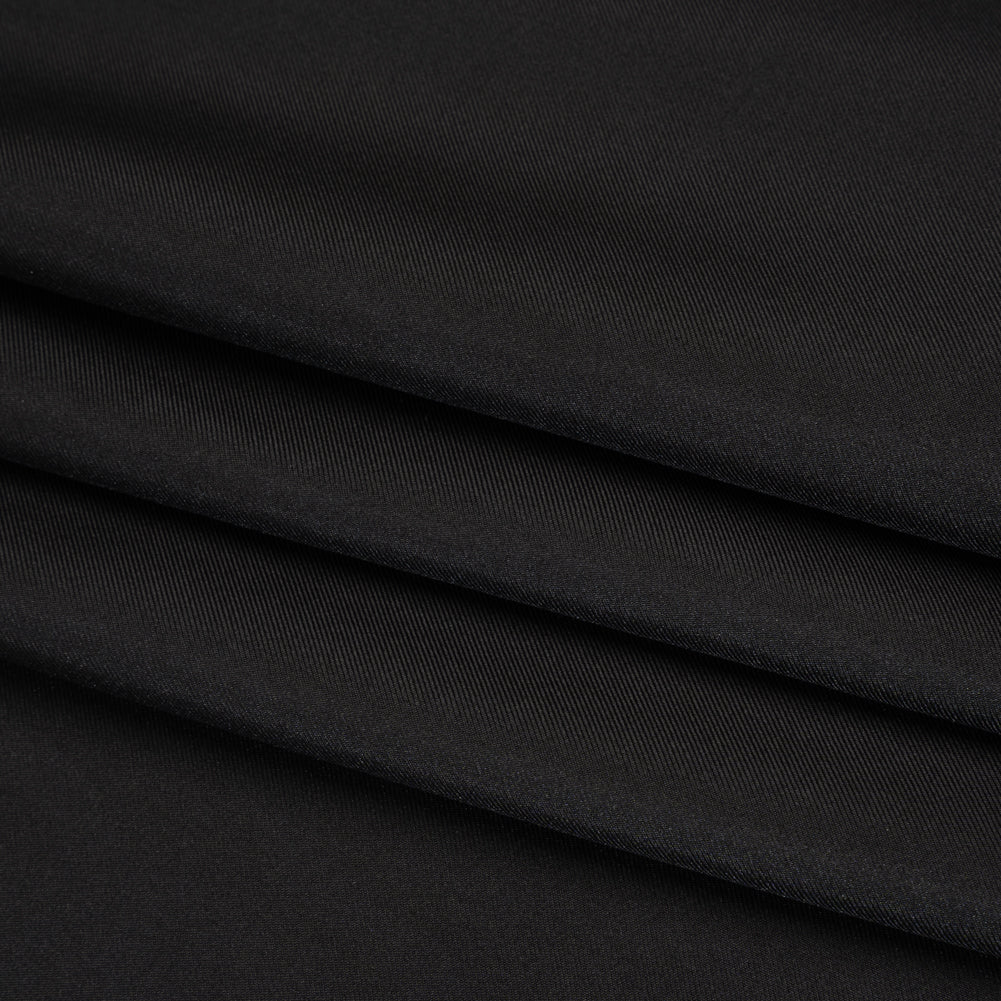 Silk Twill - Black - Famous Australian Designer Deadstock