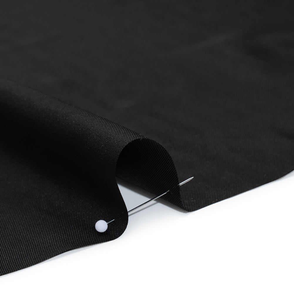 Silk Twill - Black - Famous Australian Designer Deadstock