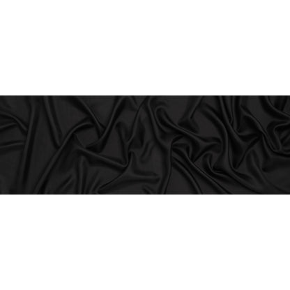 Silk Twill - Black - Famous Australian Designer Deadstock
