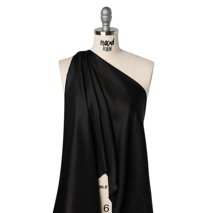 Silk Twill - Black - Famous Australian Designer Deadstock