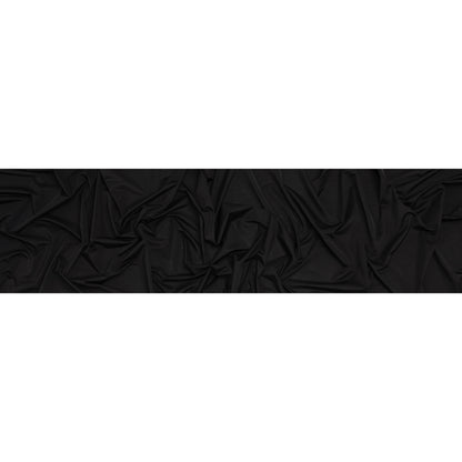 Stretch Polyester Jersey - Black - Famous Australian Designer Deadstock