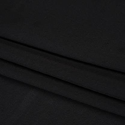 Viscose Crepe de Chine - Black - Famous Australian Designer Deadstock