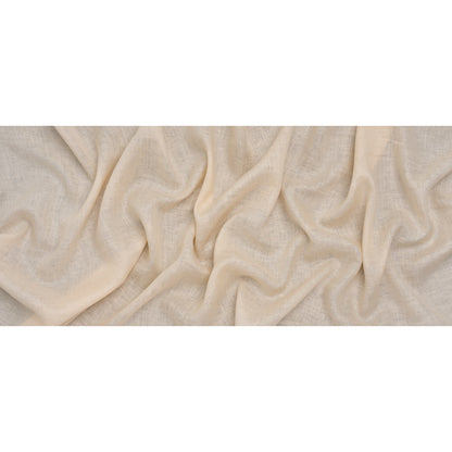 Lightweight Linen Woven - Pearled Ivory - Famous Australian Famous Australian Designer Deadstock