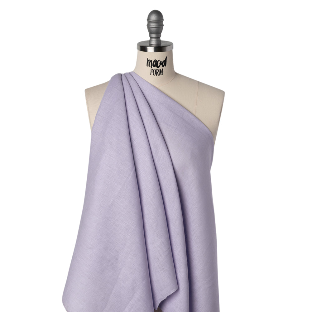 Lightweight Linen Woven - Light Lilac - Famous Australian Famous Australian Designer Deadstock