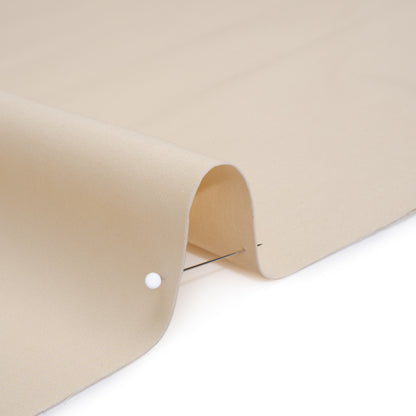 Stretch Cotton and Viscose Bottom-Weight Woven - Cream - Famous Australian Designer Deadstock