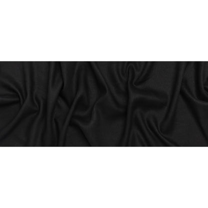 Linen Basketweave - Black - Famous Australian Designer Deadstock
