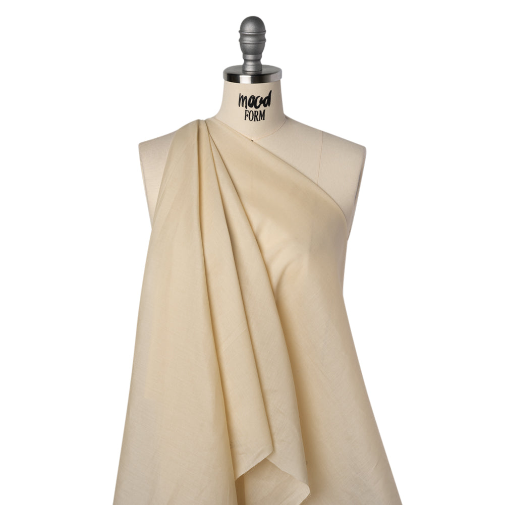 Cotton Voile Lining - Tea - Famous Australian Designer Deadstock