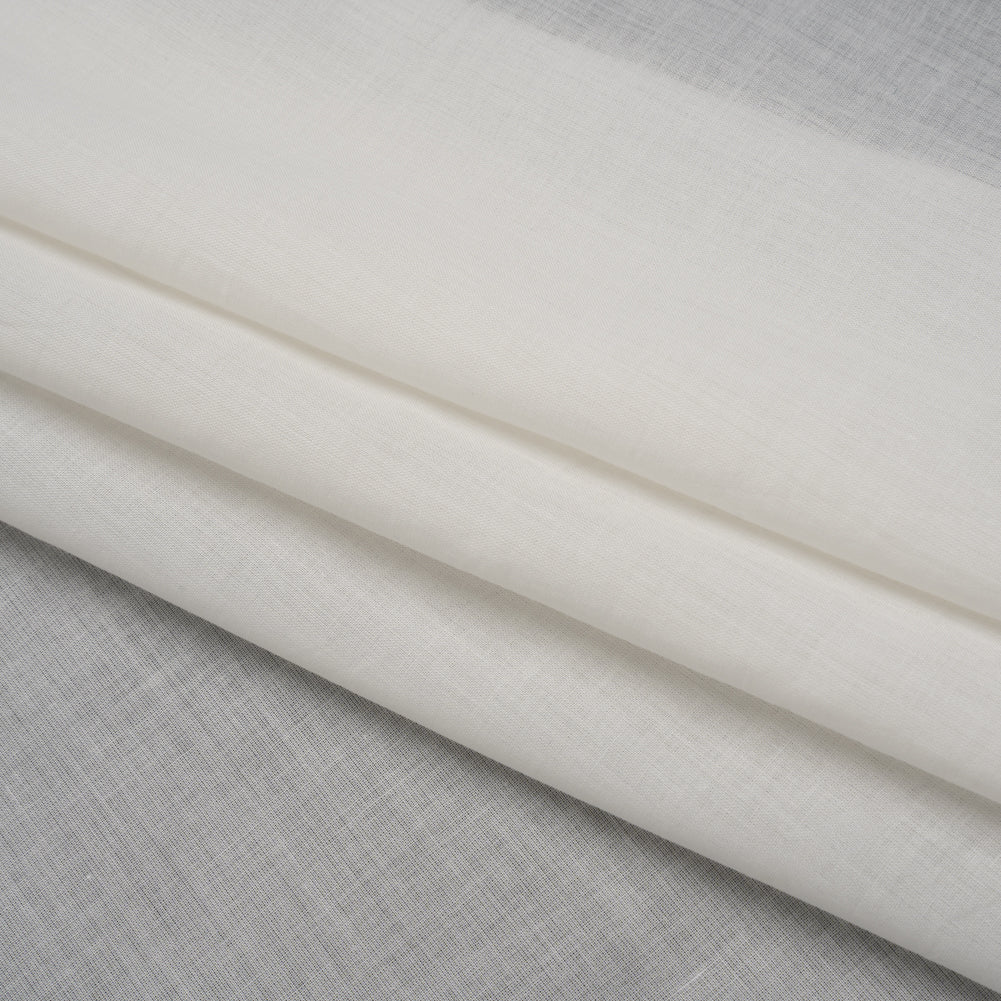 Cotton Voile Lining - Off White - Famous Australian Designer Deadstock