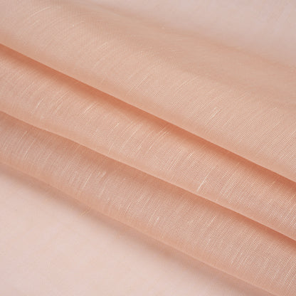 Soft Linen and Silk Organza - Blush Pink - Famous Australian Designer Deadstock