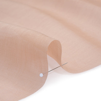 Soft Linen and Silk Organza - Blush Pink - Famous Australian Designer Deadstock