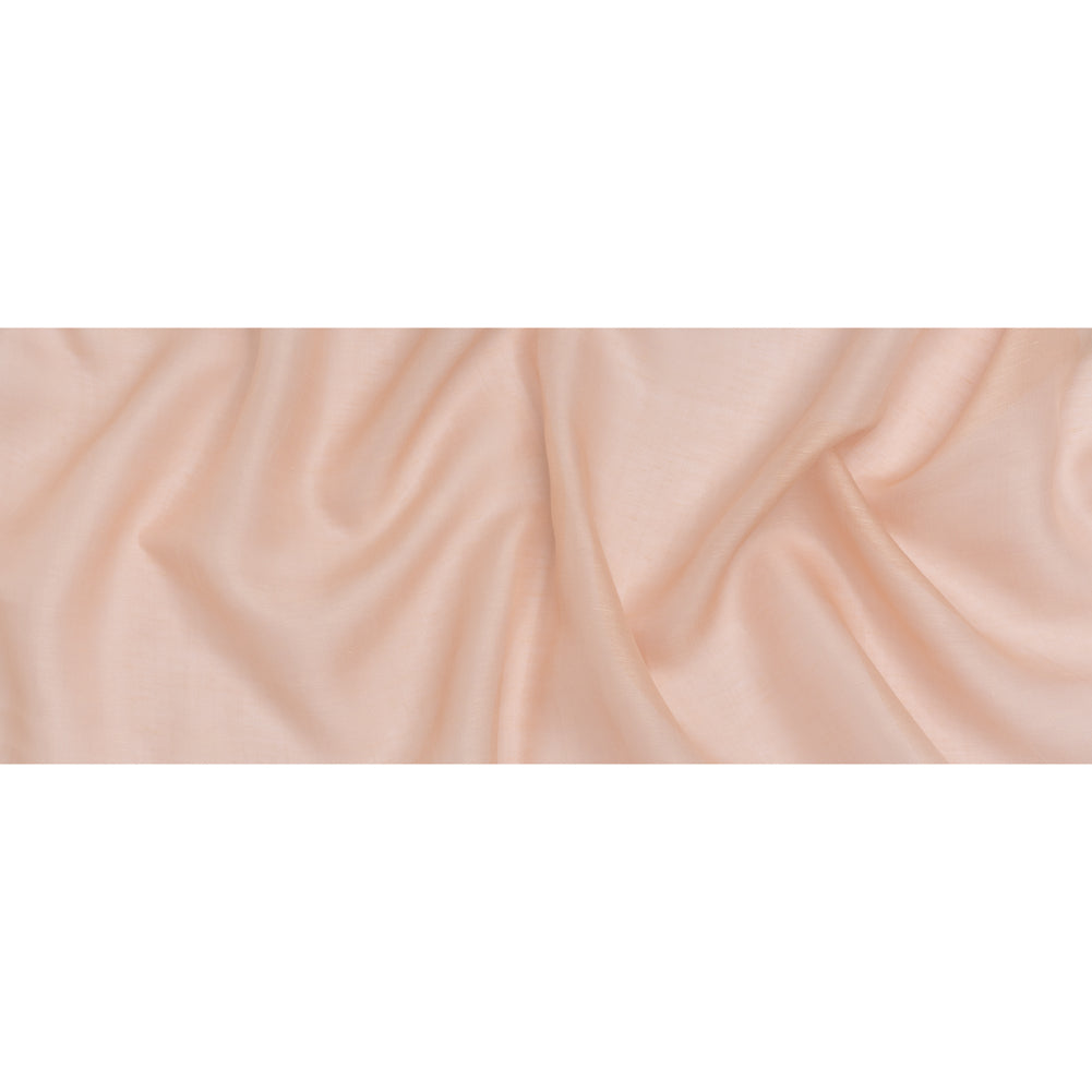 Soft Linen and Silk Organza - Blush Pink - Famous Australian Designer Deadstock