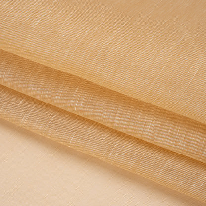 Linen and Silk Organza - Sandy Beige - Famous Australian Designer Deadstock