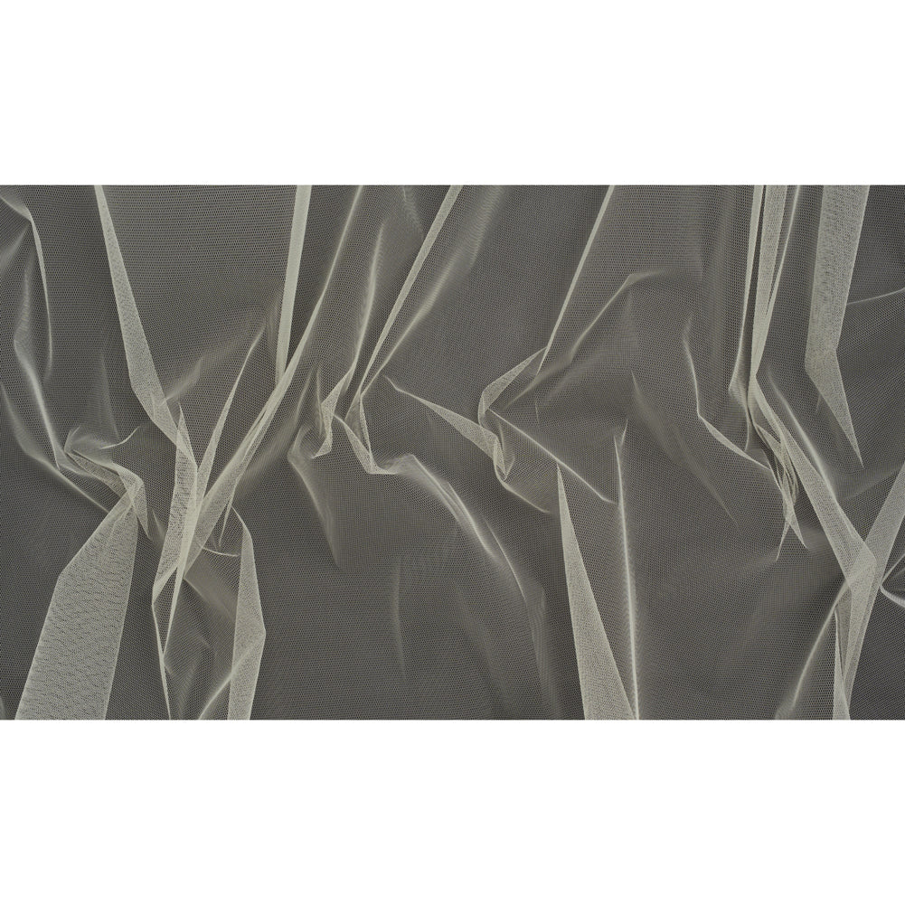 Stiff Polyester Tulle - Cream - Famous Australian Designer Deadstock