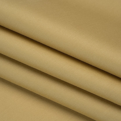Wool and Viscose Sateen - Golden Olive - Famous Australian Designer Deadstock
