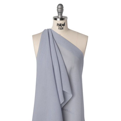 Crisp Polyester Gauze - Dusty Light Blue - Famous Australian Famous Australian Designer Deadstock